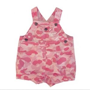 CARHARTT / Pink Camouflage Overalls